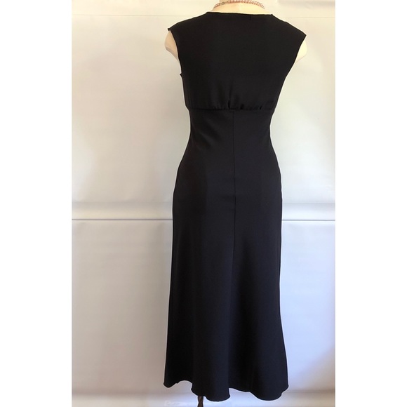 Babaton Black Midi Dress with Sleek Silhouette - Picture 2 of 10